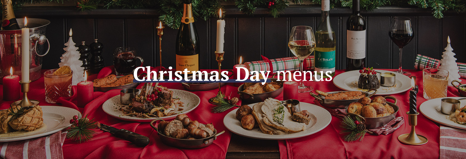 Christmas Day Menu at The Southwark Tavern