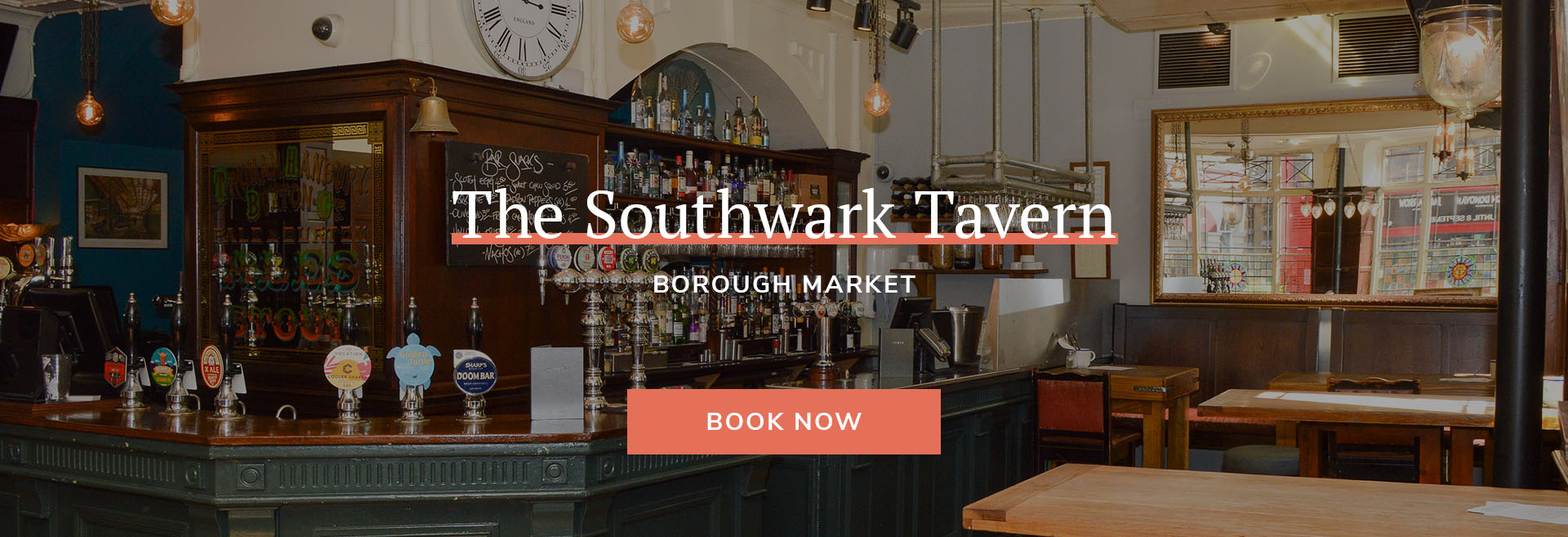 Come down to your local pub at The Southwark Tavern in London